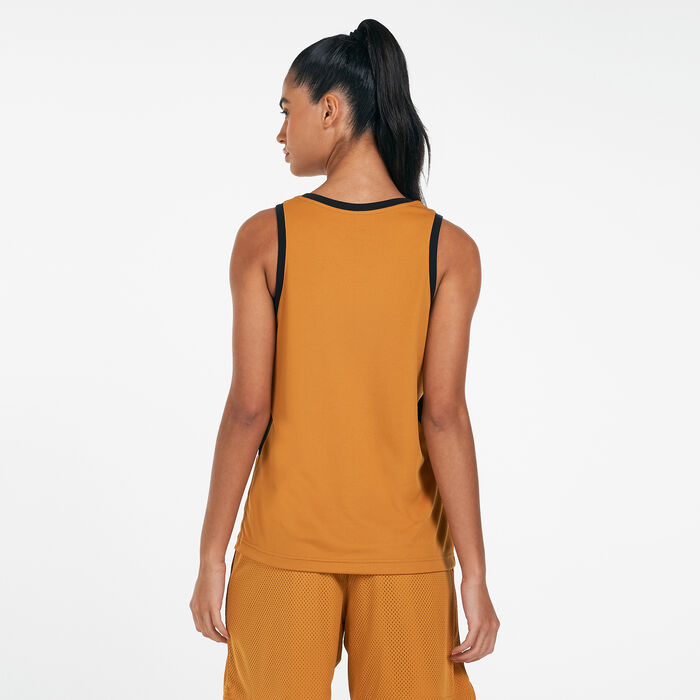 Nike Women's Dri-FIT Swoosh Fly Tank Top yellow Nike Women's Dri-FIT Swoosh Fly Tank Top yellow image number 1