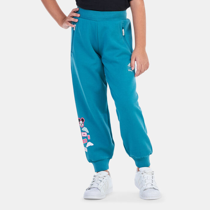 adidas Kids' X Mickey Mouse Track Pants Blue image number 0
