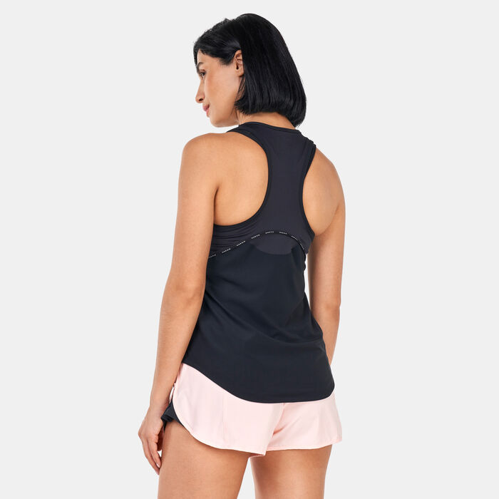 Nike Women's Air Dri-FIT Running Tank Top Black Nike Women's Air Dri-FIT Running Tank Top Black image number 1
