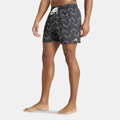 adidas Men's Wave Logo CLX Swimming Shorts Black