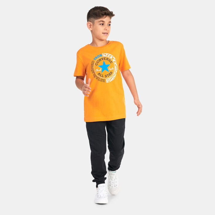 Converse Kids' Chuck Patch Check T-Shirt yellow image number 2