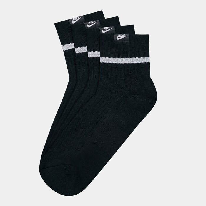 Nike SNKR Sox Essential Ankle Socks (2 Pack) Black Nike SNKR Sox Essential Ankle Socks (2 Pack) Black image number 0