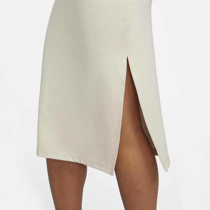 Nike Women's Sportswear Essential Midi Dress Ivory Nike Women's Sportswear Essential Midi Dress Ivory image number 4
