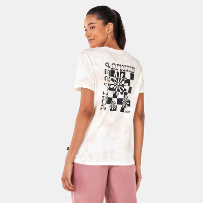 Vans Women's Divine Energy Boyfriend T-Shirt White