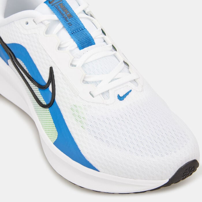 Nike Men's Downshifter 13 Road Running Shoes White Nike Men's Downshifter 13 Road Running Shoes White image number 4