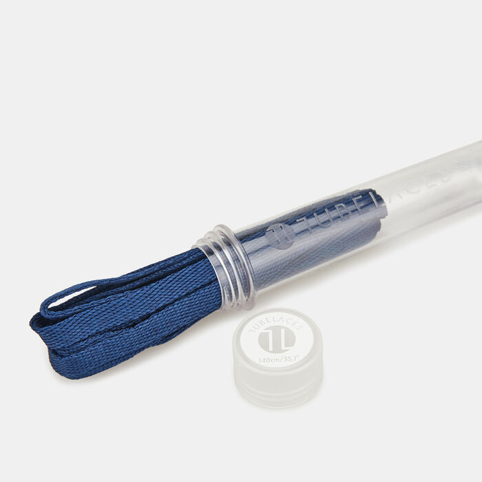 TUBELACES Flat Shoelaces Blue image number 1