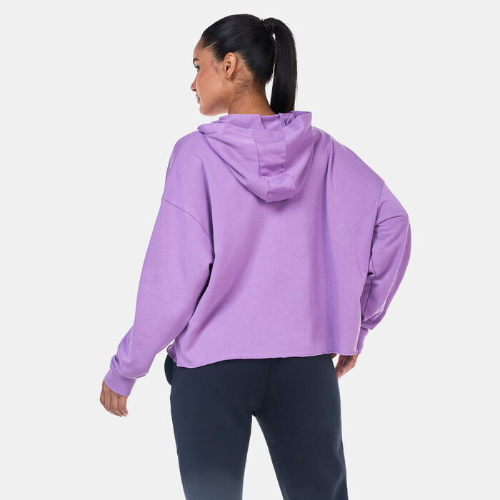 Under Armour Women's Rival Logo Hoodie Purple Under Armour Women's Rival Logo Hoodie Purple image number 1