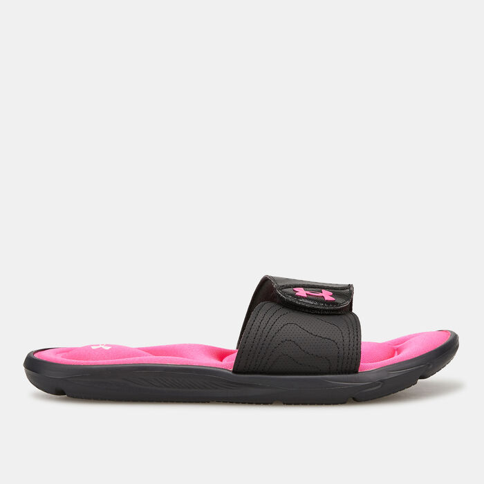 Under Armour Women's UA Ignite IX Slides Black image number 1