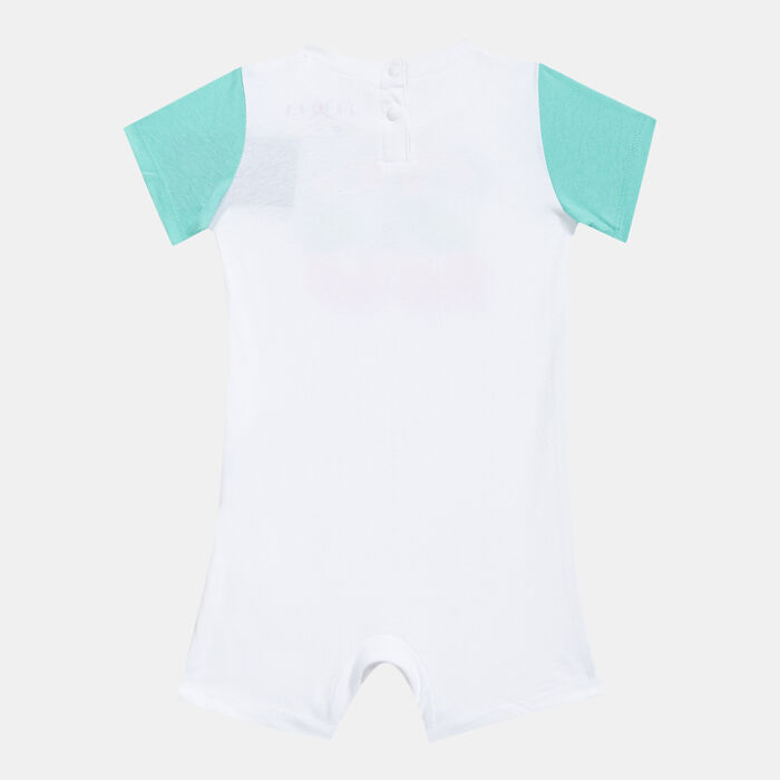 Jordan Kids' Geo Flight 23 Romper White Jordan Kids' Geo Flight 23 Romper White image number 1