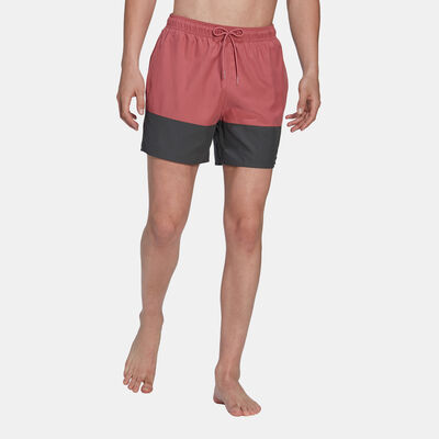 adidas Men's ColourBlock Swimming Shorts Peach adidas Men's ColourBlock Swimming Shorts Peach