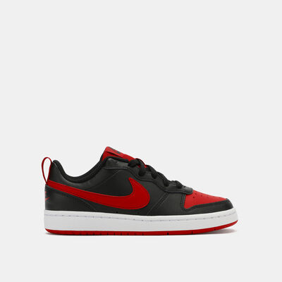 Nike Kids' Court Borough Low 2 Shoe (Older Kids) Black