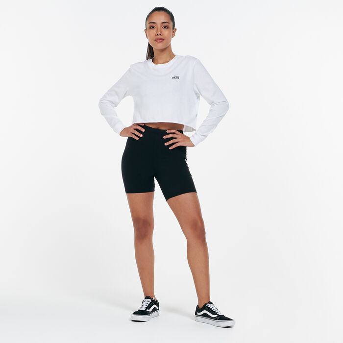 Vans Women's Junior V T-Shirt White Vans Women's Junior V T-Shirt White image number 2