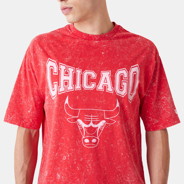 New Era NBA Chicago Bulls Washed T-Shirt Red image number 2