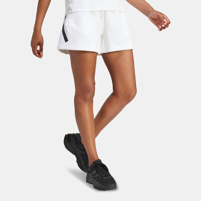 adidas Women's Z.N.E. Shorts White
