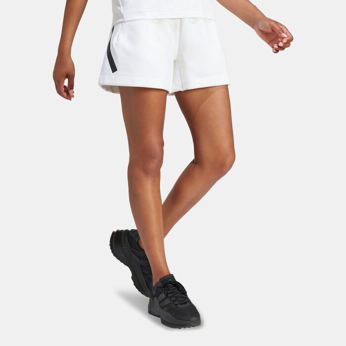 adidas Women's Z.N.E. Shorts White image number 0