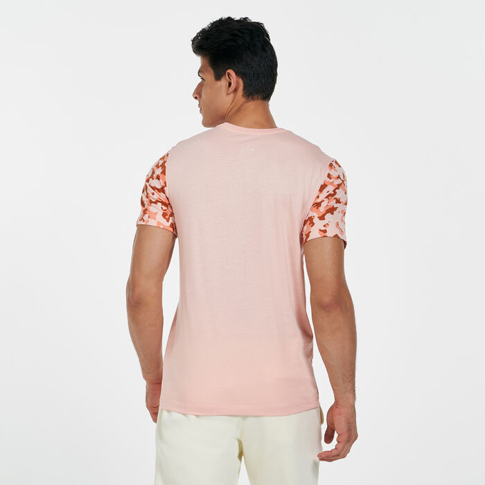 Nike Men's Sportswear Futura Club T-Shirt Orange Nike Men's Sportswear Futura Club T-Shirt Orange image number 1
