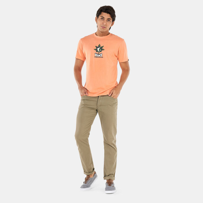 Vans Men's Peace Of Mind Dye T-Shirt Orange Vans Men's Peace Of Mind Dye T-Shirt Orange image number 2