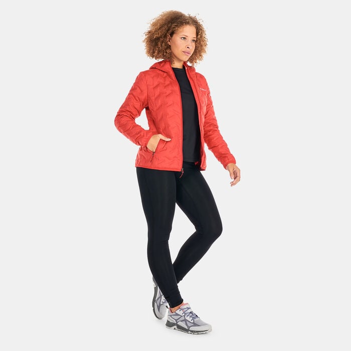 Columbia Women's Delta Ridge™ Down Hooded Jacket Red image number 2