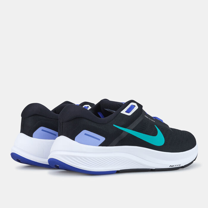 Nike Women's Air Zoom Structure 24 Shoe Black Nike Women's Air Zoom Structure 24 Shoe Black image number 2