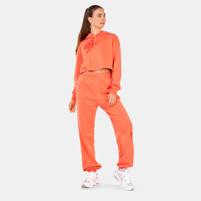 Nike Women's Sportswear Fleece Pants Pink Nike Women's Sportswear Fleece Pants Pink image number 2