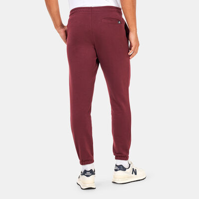 New Balance Men's NB Essentials Stacked Rubber Pack Sweatpants Red