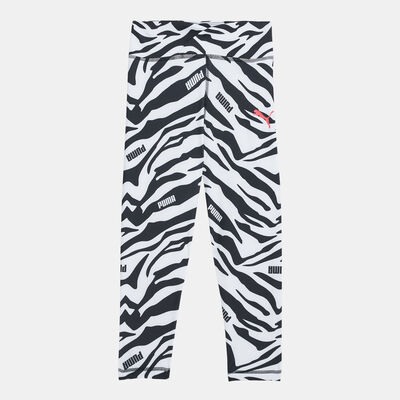 PUMA Kids' Modern Sports 7/8 Allover Print Leggings Multi