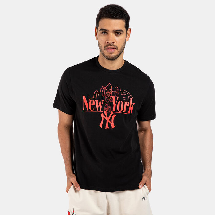 New Era Men's MLB New York Yankees Graphic T-Shirt Black New Era Men's MLB New York Yankees Graphic T-Shirt Black image number 0