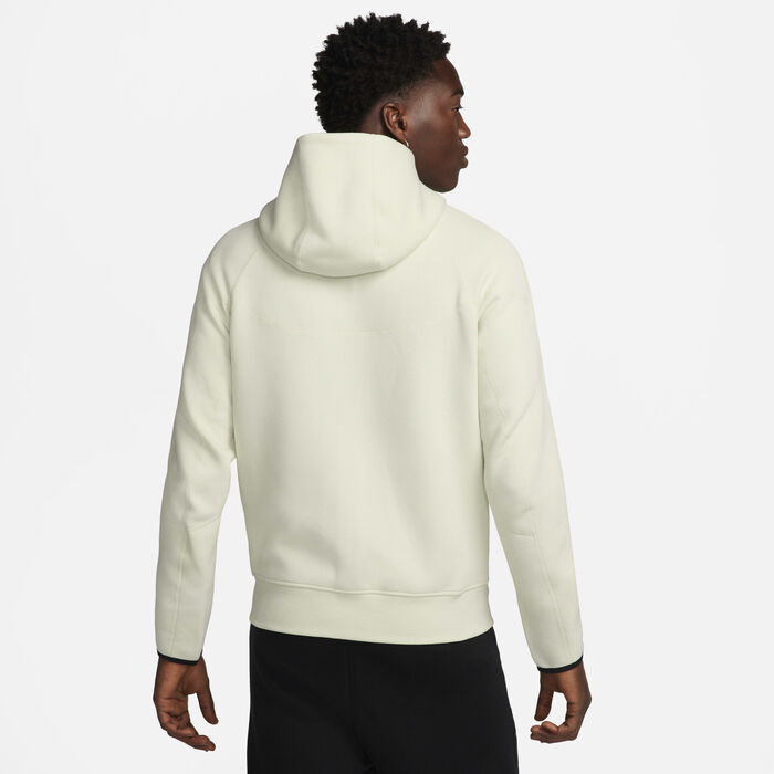 Nike Men's Sportswear Tech Fleece Windrunner Full-Zip Hoodie Ivory Nike Men's Sportswear Tech Fleece Windrunner Full-Zip Hoodie Ivory image number 1