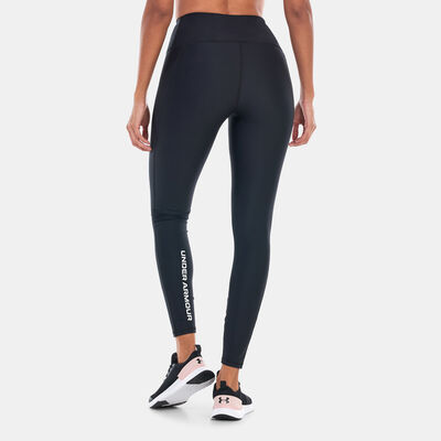 Under Armour Women's HeatGear® Evolved Graphic Leggings Black Under Armour Women's HeatGear® Evolved Graphic Leggings Black