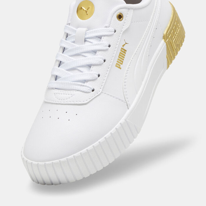 PUMA Women's Carina 2.0 Metallic Dream Shoes White image number 4