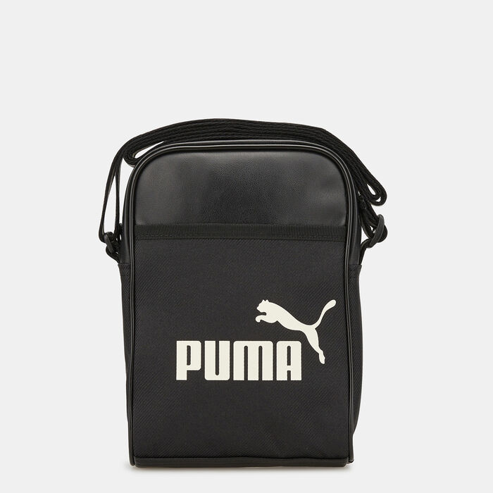 PUMA Men's Campus Compact Portable Messenger Bag Black PUMA Men's Campus Compact Portable Messenger Bag Black image number 0