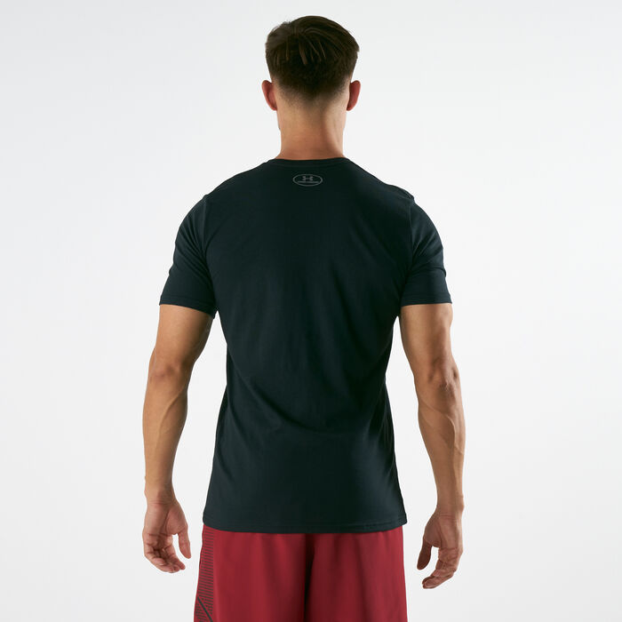 Under Armour Men's Sportstyle Logo T-Shirt Black Under Armour Men's Sportstyle Logo T-Shirt Black image number 1