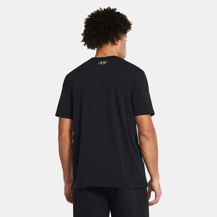 Under Armour Men's Project Rock Eagle T-Shirt Black Under Armour Men's Project Rock Eagle T-Shirt Black image number 1