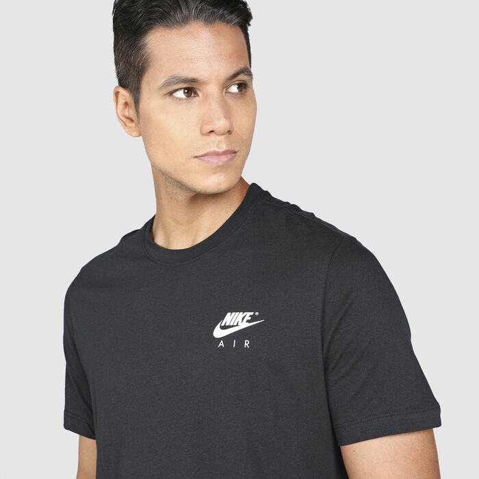 Nike Men's Sportswear Air T-Shirt Black Nike Men's Sportswear Air T-Shirt Black image number 3