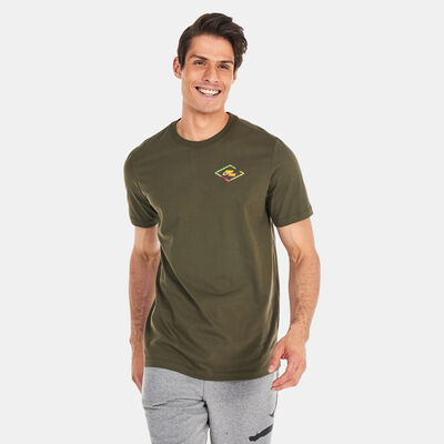 Jordan Men's Flight MVP Barbed Wire Graphic T-Shirt Green