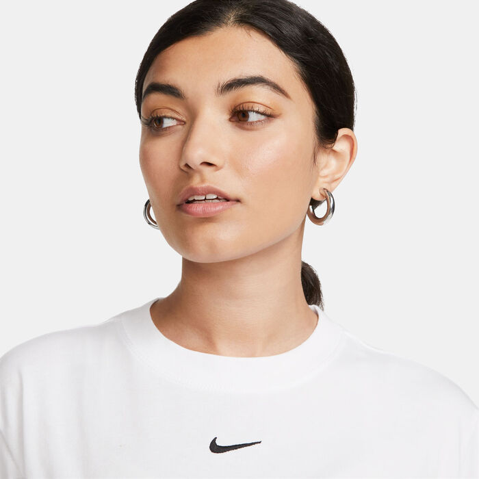 Nike Women's Sportswear Essential T-Shirt White Nike Women's Sportswear Essential T-Shirt White image number 3
