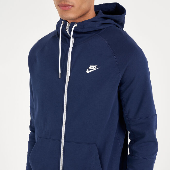Nike Men's Sportswear Modern Fleece Hoodie Blue image number 3