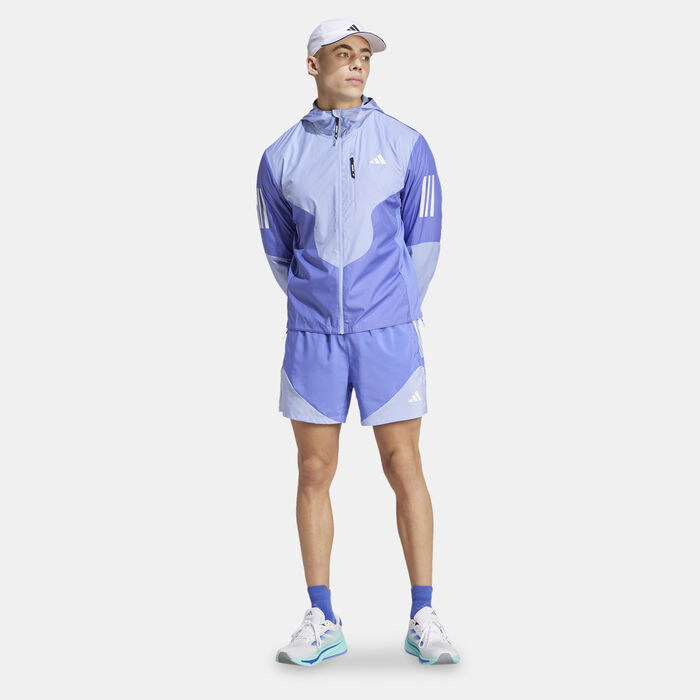 adidas Men's Own The Run Base Running Shorts Blue adidas Men's Own The Run Base Running Shorts Blue image number 2