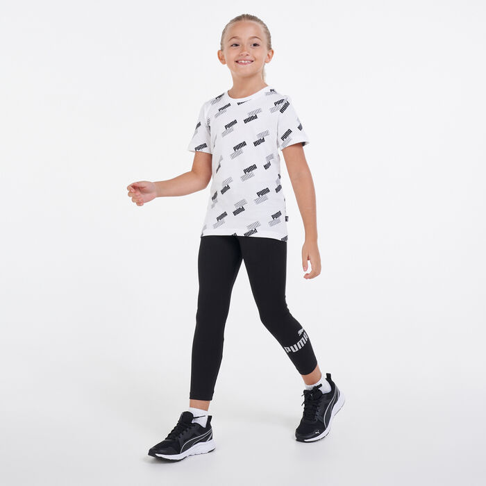 PUMA Kids' Power All Over Print T-Shirt White image number 2