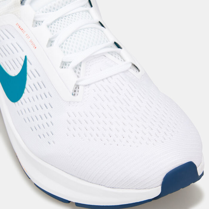 Nike Men's Air Zoom Structure 24 Running Shoe White image number 4