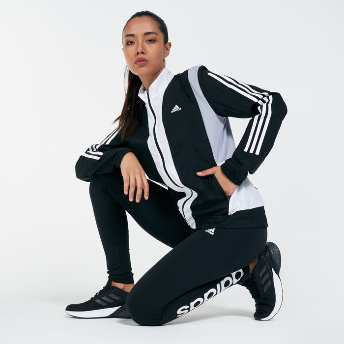 adidas Women's Loungewear Essentials Logo Leggings Black image number 2