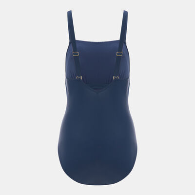 Speedo Women's Shaping Printed Swimsuit Blue