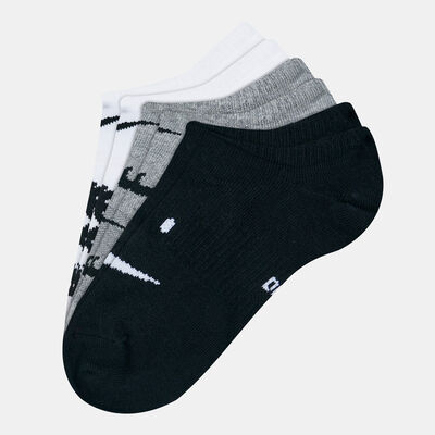 Nike Kids' Everyday Lightweight No-Show Socks (3 Pack) White