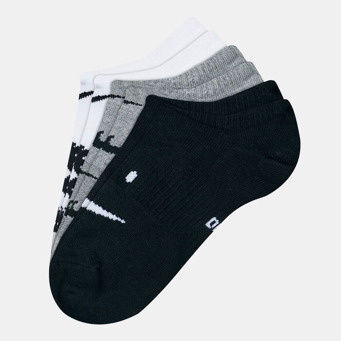 Nike Kids' Everyday Lightweight No-Show Socks (3 Pack) White Nike Kids' Everyday Lightweight No-Show Socks (3 Pack) White image number 0