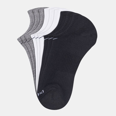 Nike Men’s Everyday Plus Cushioned No-Show Socks (6 Pack) White