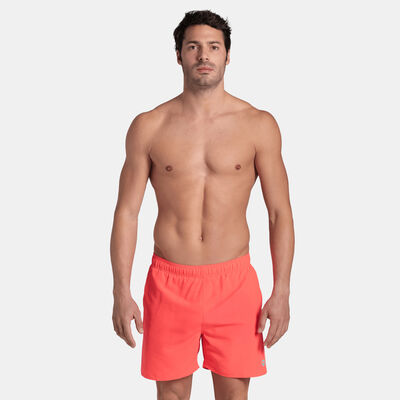 Arena Men's Fundamentals Boxer Swimming Shorts Red Arena Men's Fundamentals Boxer Swimming Shorts Red
