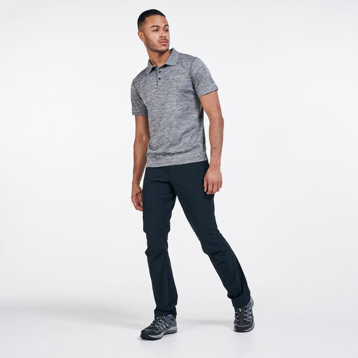 Columbia Men's Zero Rules™ Polo T-Shirt Black Columbia Men's Zero Rules™ Polo T-Shirt Black image number 2