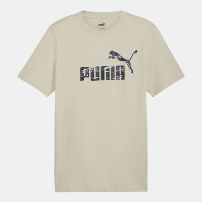 PUMA Men's Essentials+ Camo Graphic T-Shirt Beige