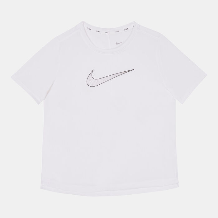 Nike Kids' Dri-FIT One Graphic T-Shirt White Nike Kids' Dri-FIT One Graphic T-Shirt White image number 0