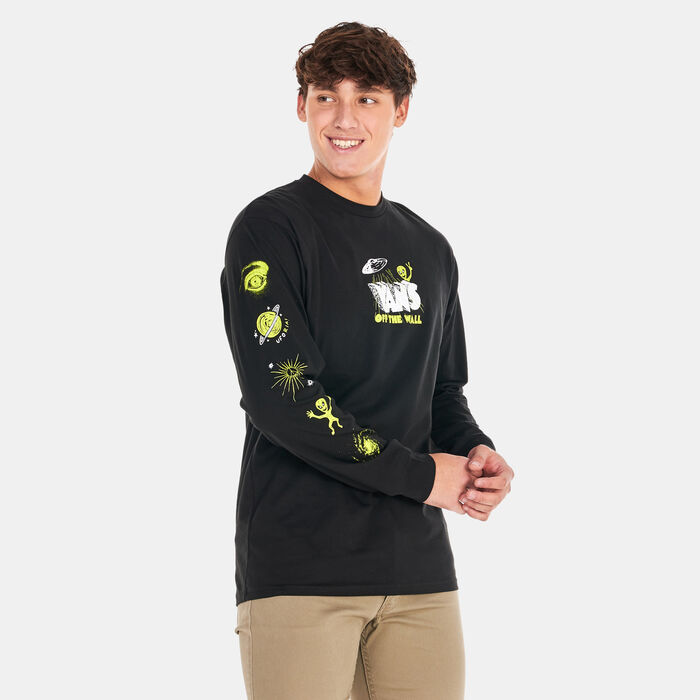 Vans Men's Space Greetings T-Shirt Black Vans Men's Space Greetings T-Shirt Black image number 0